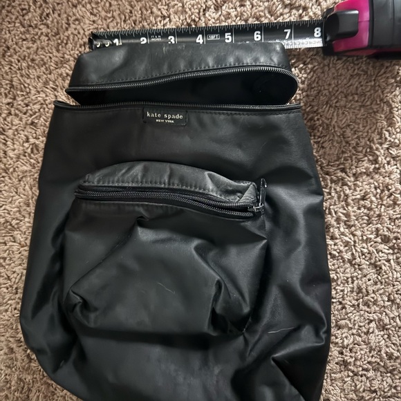 Kate Spade New York Black Nylon Backpack Mini Travel Bag - Picture 7 of 13
